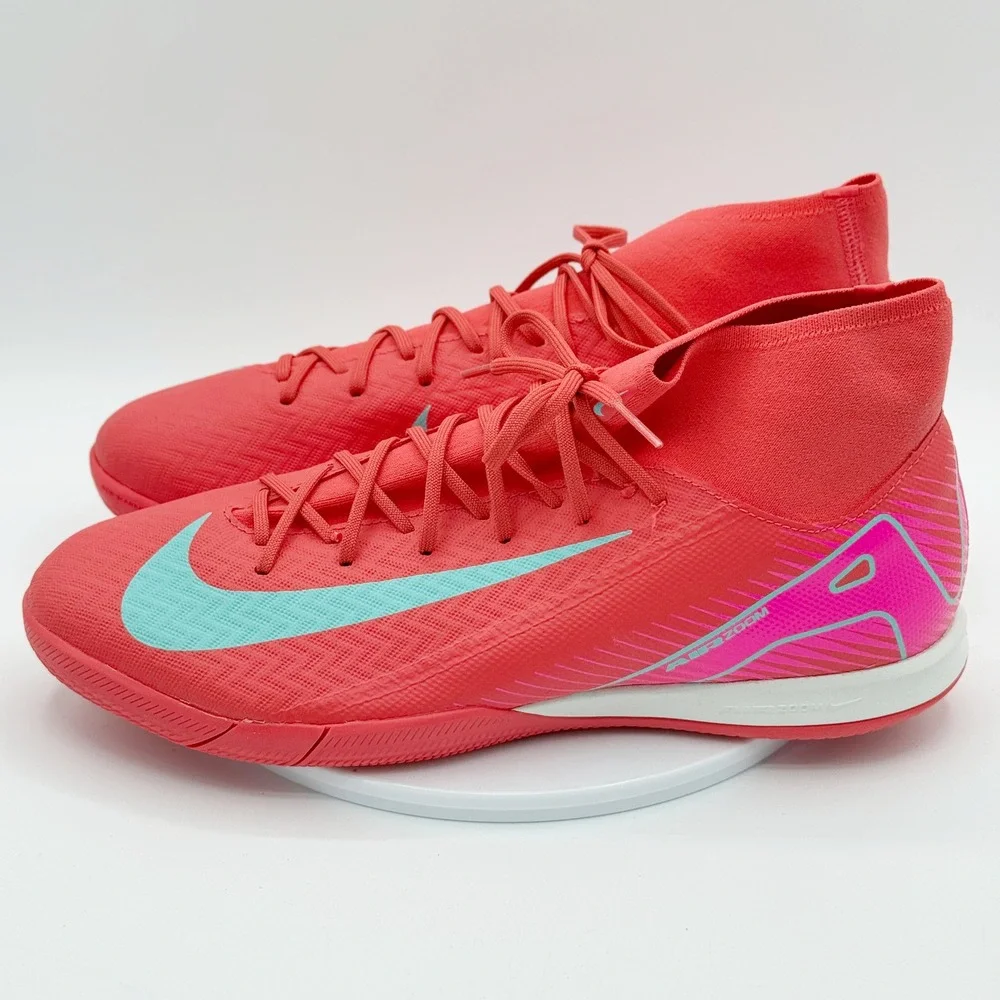 Nike Zoom Superfly 10 Academy Indoor Soccer Shoes Size 10 Mens Pink - NEW no box
